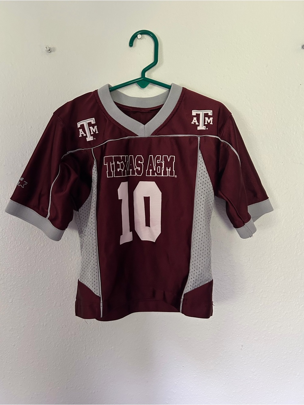 Texas A&M Youth Maroon #10 Football Jersey